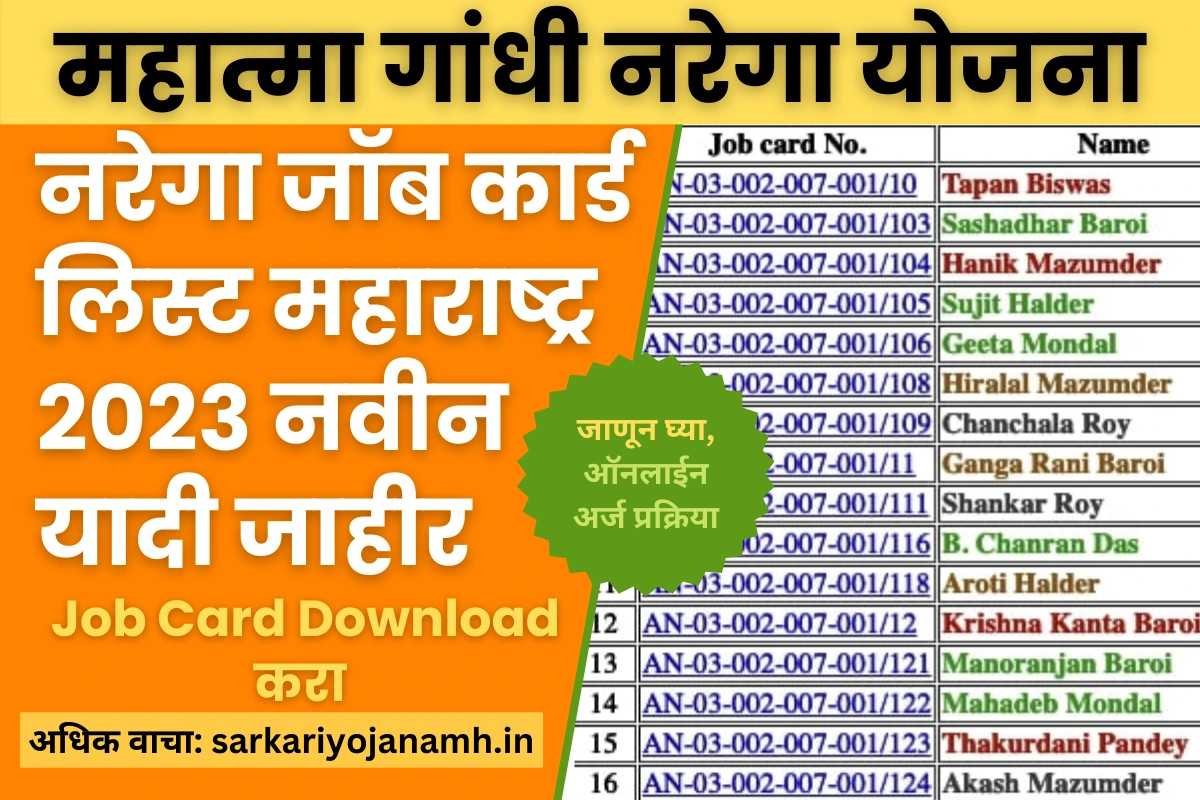 Maharashtra MGNREGA Job Card 2023