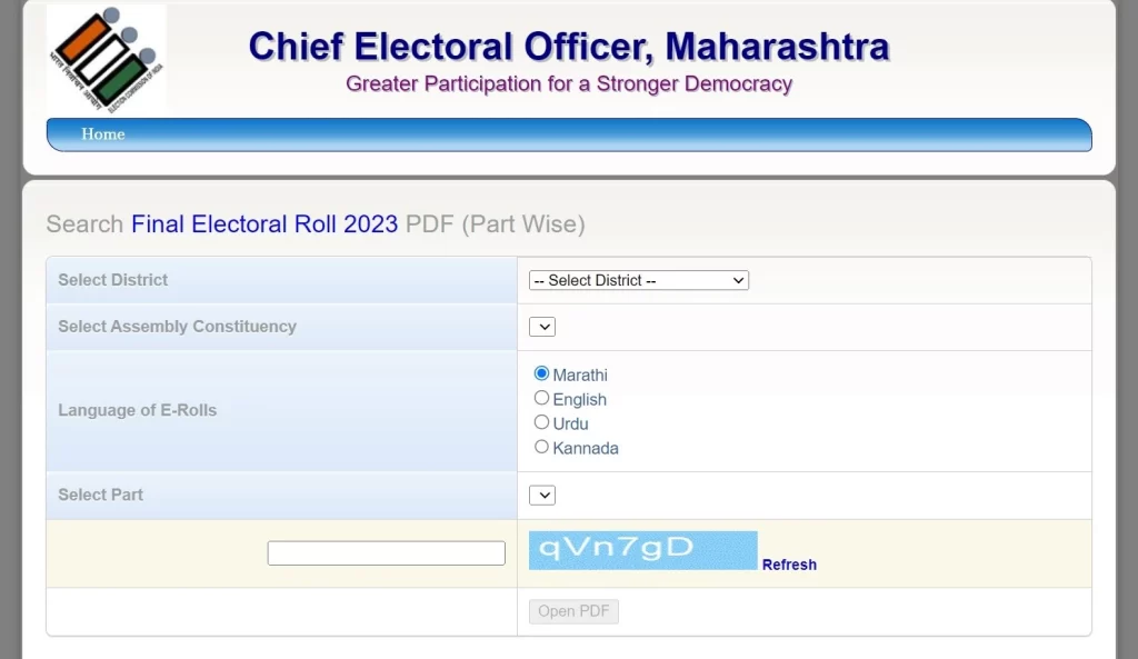 Maharashtra Voter List 2023